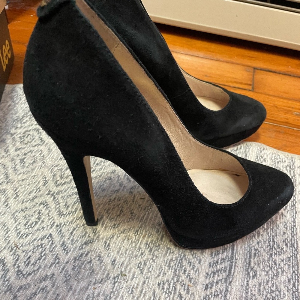 Michael Kors Black Suede Heels